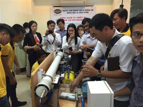 Công nghệ mới sản xuất nước ngọt từ nước biển, nước nhiễm mặn, nhiều phù sa